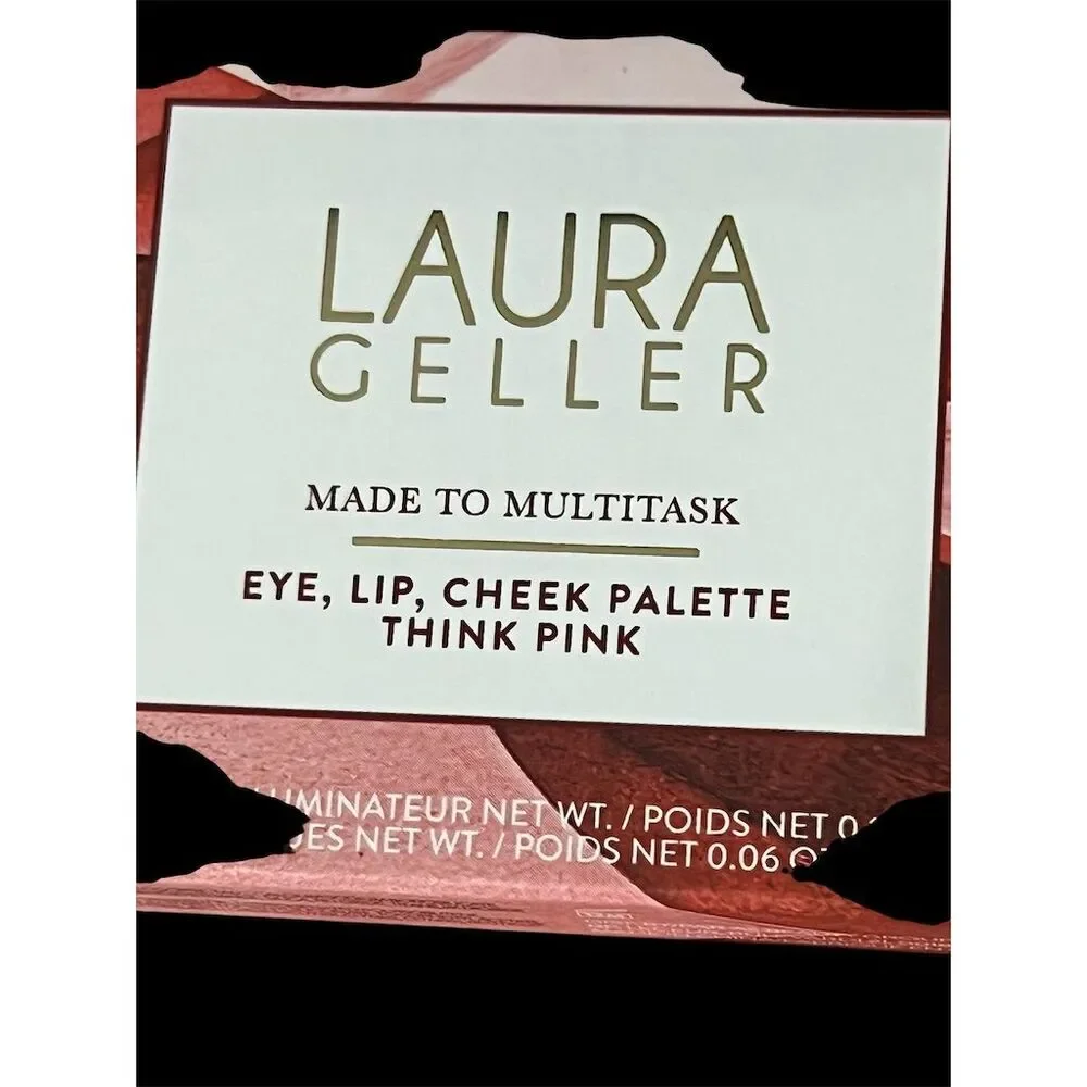 Laura Geller 3-in-1 Eye Lip Cheek Palette Think Pink